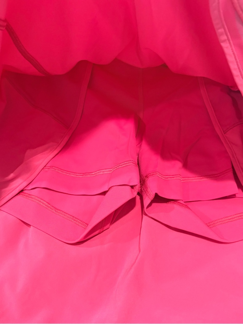 RARE Lululemon Hot Pink Tennis Skirt Size 6 Built-In Shorts Athletic - Picture 5 of 5